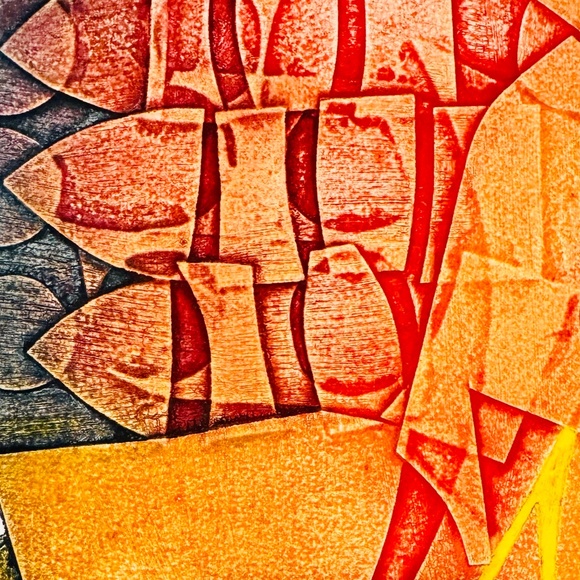 Gerard Fitremann. Two Untitled Works Etchings, aquatint in colors on woven paper - Picture 7 of 16